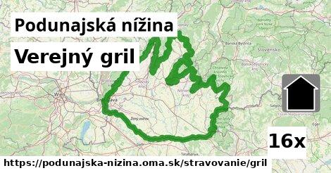 Verejný gril, Podunajská nížina