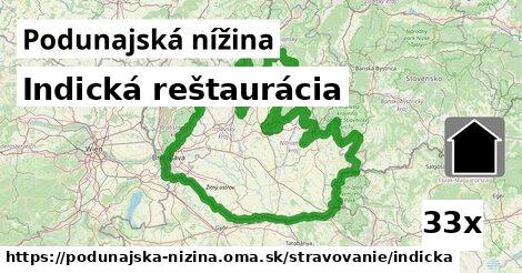 Indická reštaurácia, Podunajská nížina