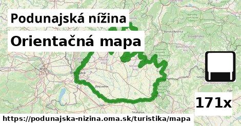 Orientačná mapa, Podunajská nížina