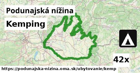 Kemping, Podunajská nížina