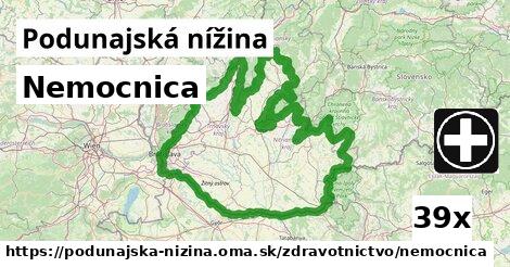 Nemocnica, Podunajská nížina