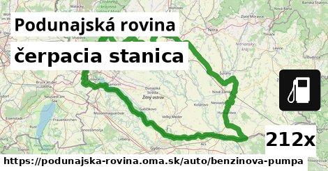 čerpacia stanica, Podunajská rovina