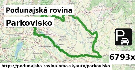 parkovisko v Podunajská rovina