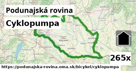 cyklopumpa v Podunajská rovina