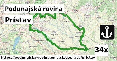 Prístav, Podunajská rovina