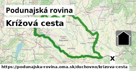 Krížová cesta, Podunajská rovina