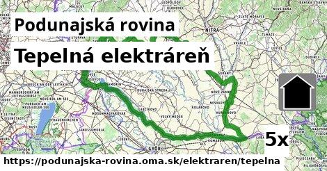 Tepelná elektráreň, Podunajská rovina