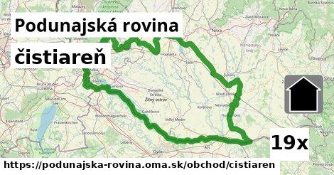 čistiareň, Podunajská rovina