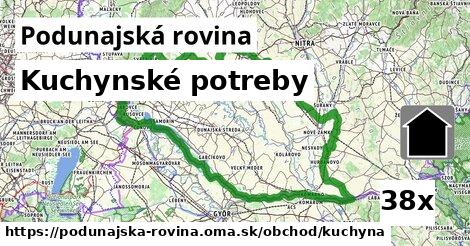 Kuchynské potreby, Podunajská rovina