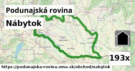 Nábytok, Podunajská rovina