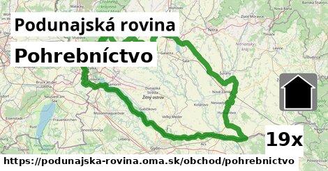 Pohrebníctvo, Podunajská rovina