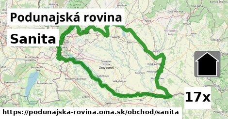 Sanita, Podunajská rovina