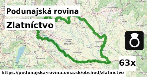 Zlatníctvo, Podunajská rovina