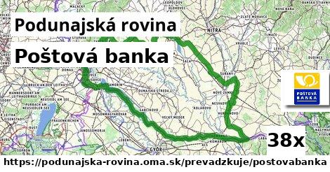 Poštová banka, Podunajská rovina