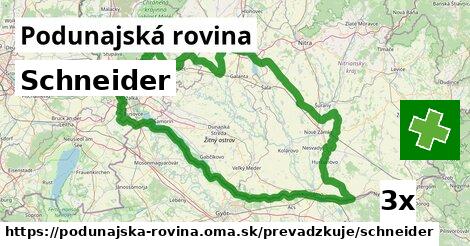 Schneider, Podunajská rovina