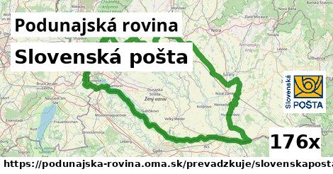 Slovenská pošta, Podunajská rovina