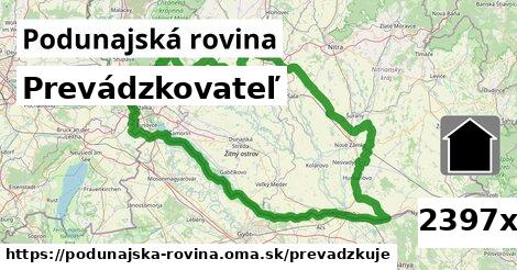 prevádzkovateľ v Podunajská rovina