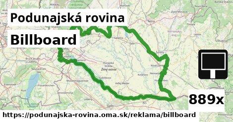 Billboard, Podunajská rovina