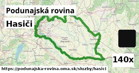 Hasiči, Podunajská rovina