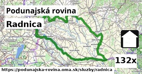 Radnica, Podunajská rovina