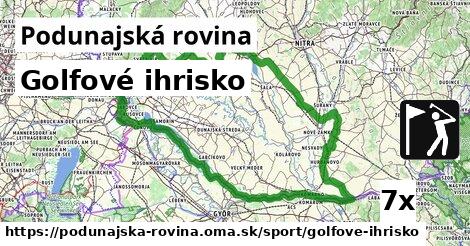 Golfové ihrisko, Podunajská rovina