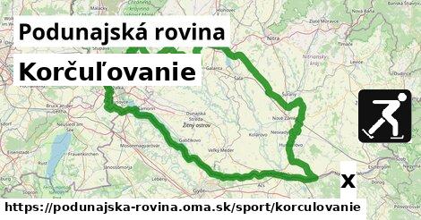 Korčuľovanie, Podunajská rovina