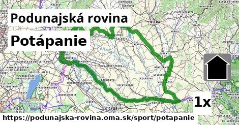 Potápanie, Podunajská rovina