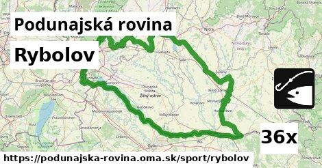 Rybolov, Podunajská rovina