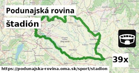 štadión, Podunajská rovina