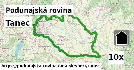 Tanec, Podunajská rovina