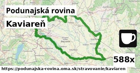 Kaviareň, Podunajská rovina