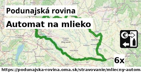 Automat na mlieko, Podunajská rovina