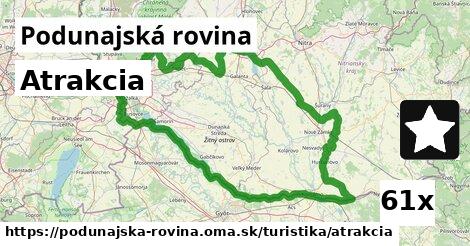 Atrakcia, Podunajská rovina