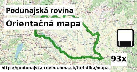 Orientačná mapa, Podunajská rovina