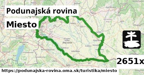 Miesto, Podunajská rovina