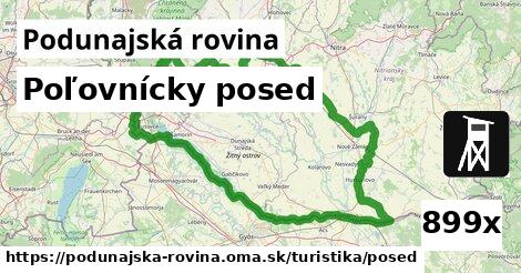 Poľovnícky posed, Podunajská rovina