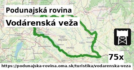 Vodárenská veža, Podunajská rovina