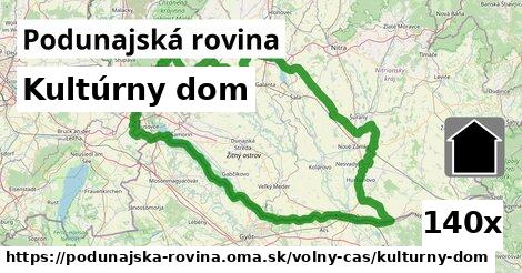 Kultúrny dom, Podunajská rovina