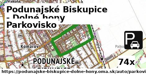 Parkovisko, Podunajské Biskupice - Dolné hony