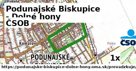 ČSOB, Podunajské Biskupice - Dolné hony