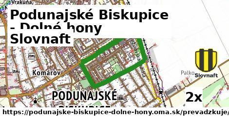 Slovnaft, Podunajské Biskupice - Dolné hony