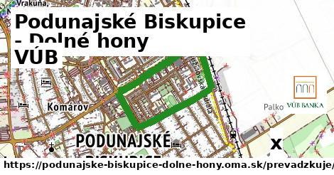 VÚB, Podunajské Biskupice - Dolné hony