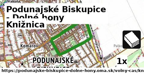 Knižnica, Podunajské Biskupice - Dolné hony