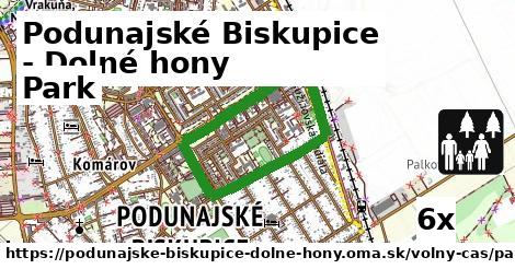 Park, Podunajské Biskupice - Dolné hony