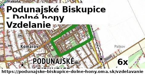 vzdelanie v Podunajské Biskupice - Dolné hony