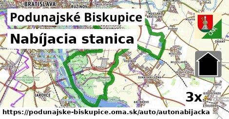 Nabíjacia stanica, Podunajské Biskupice