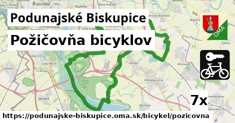 Požičovňa bicyklov, Podunajské Biskupice