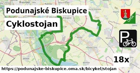 Cyklostojan, Podunajské Biskupice
