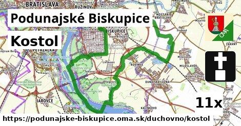 Kostol, Podunajské Biskupice