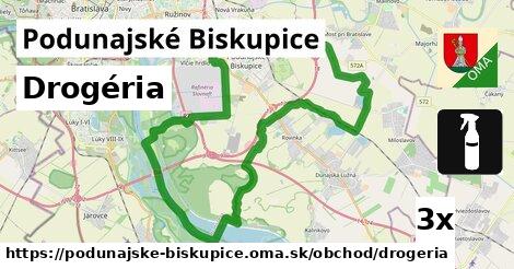 Drogéria, Podunajské Biskupice